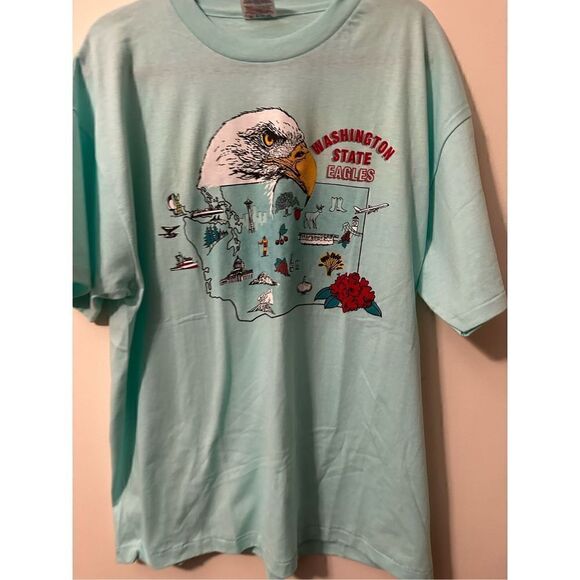 Vintage Washington State Eagle T-Shirt - Picture 1 of 3